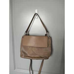 Vince Camuto Shae Leather Crossbody Shoulder Bag Purse Tortilla 0317VV0525 New